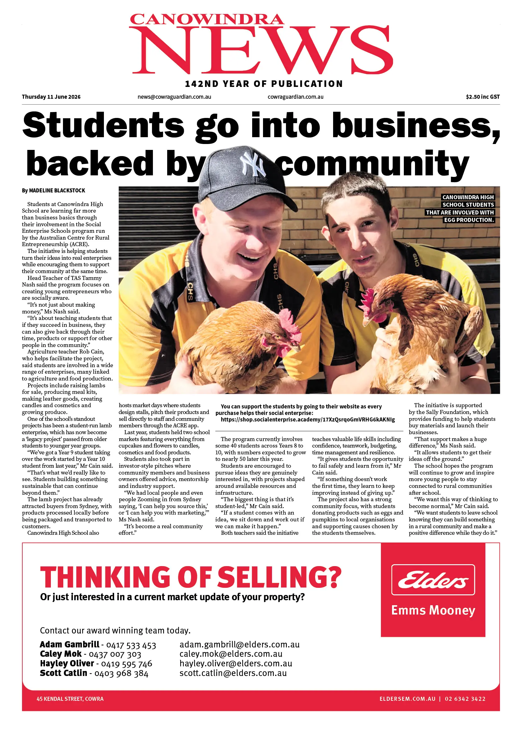 Canowindra News, Thursday 11 June 2026