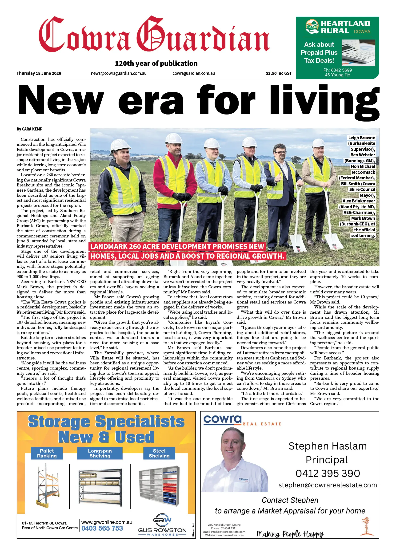 Cowra Guardian, Thursday 18 June 2026