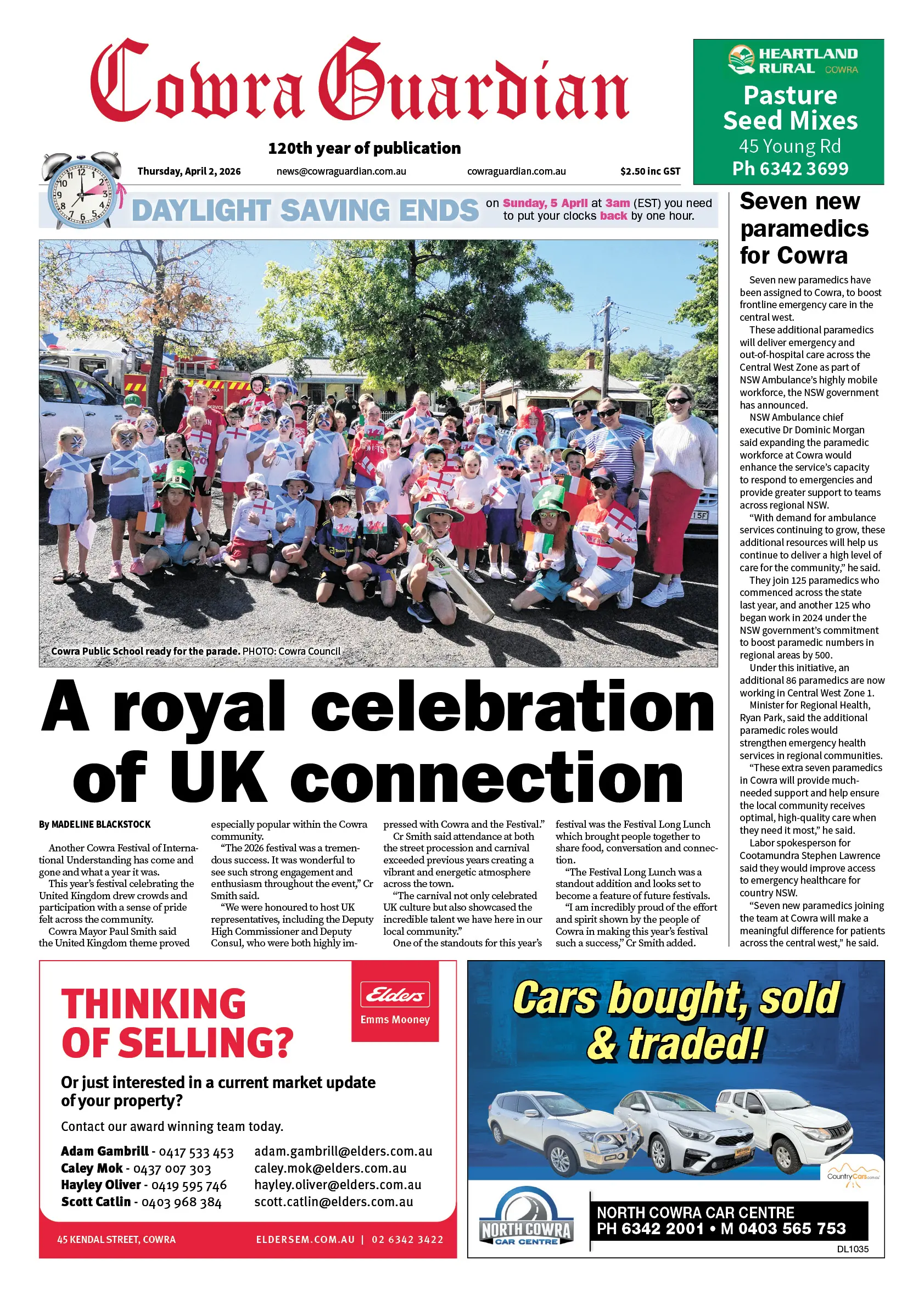 Cowra Guardian, Thursday, April 2, 2026