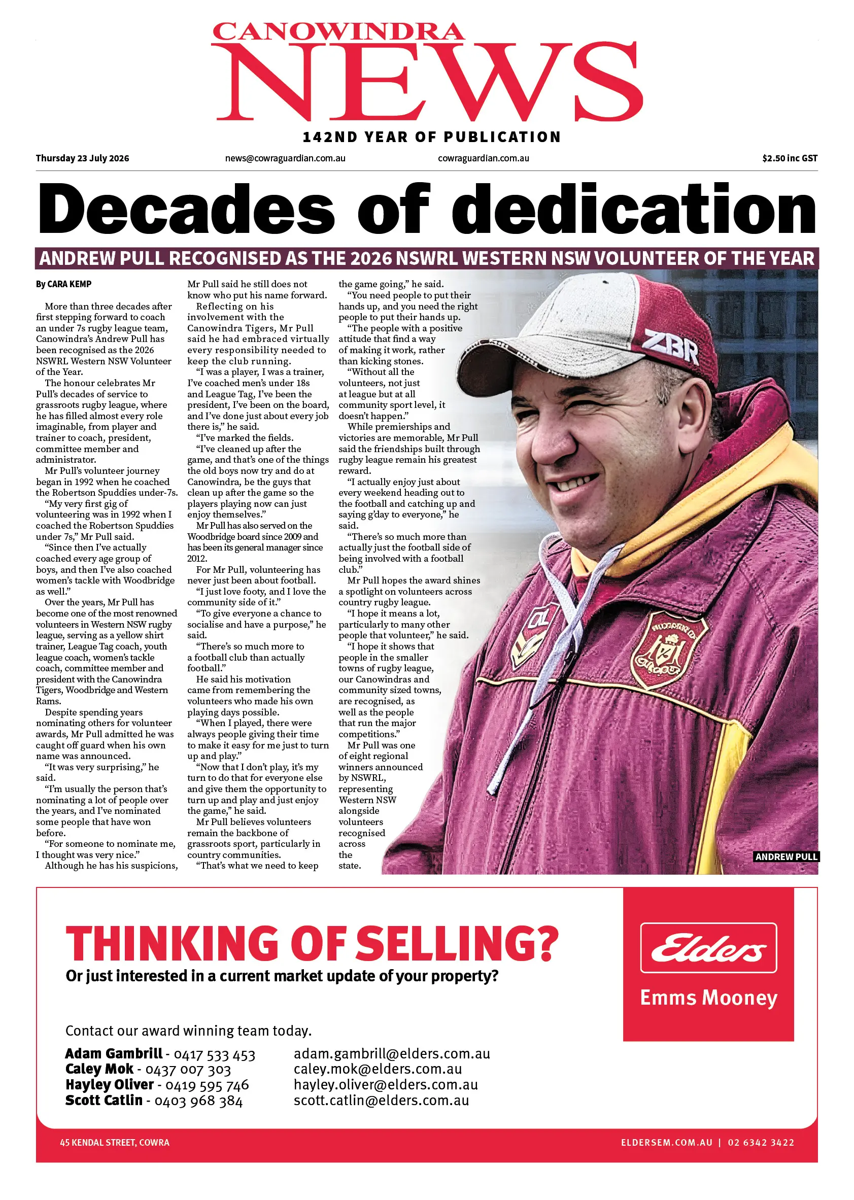Canowindra News, Thursday 23 July 2026