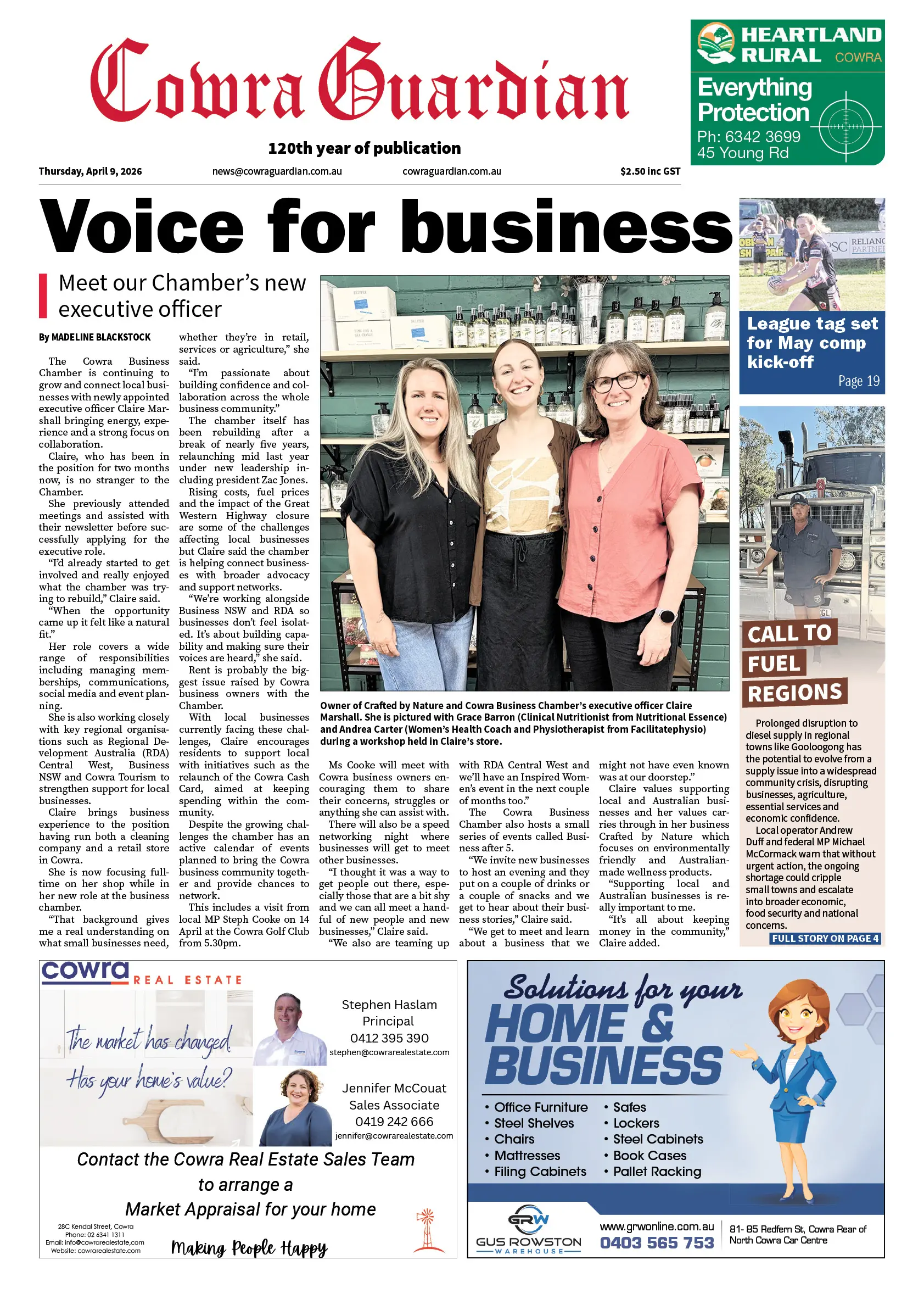 Cowra Guardian, Thursday, April 9, 2026